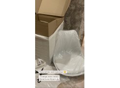 Компьютерное кресло Kolin с подушкой clear / white фото покупателя 390