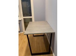 Стол Лота Лофт 140 25 мм черный матовый / бетон фото покупателя 644