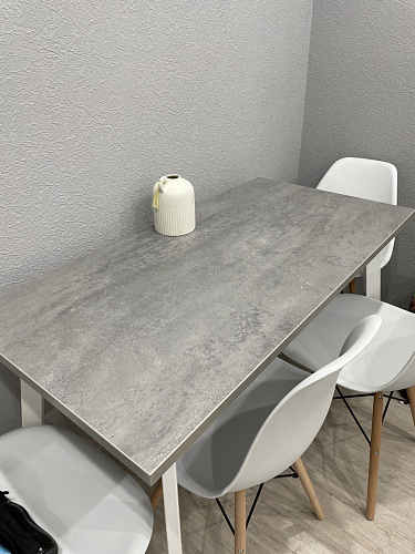 Стол Тринити Лофт 120 32 мм дуб галифакс табако / черный матовый фото покупателя 424