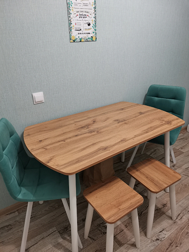 Комплект стульев Чилли 2 шт бежевый / черный фото покупателя 1192