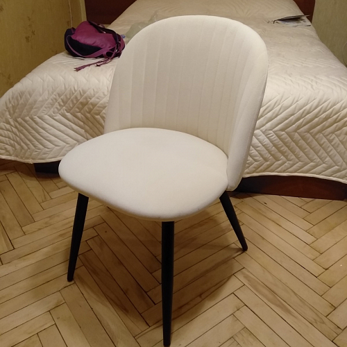 Стул на металлокаркасе Gabi green / black / silver фото покупателя 291