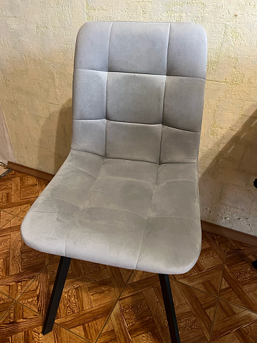 Стул на металлокаркасе Чилли бежевый / белый каркас фото покупателя 930