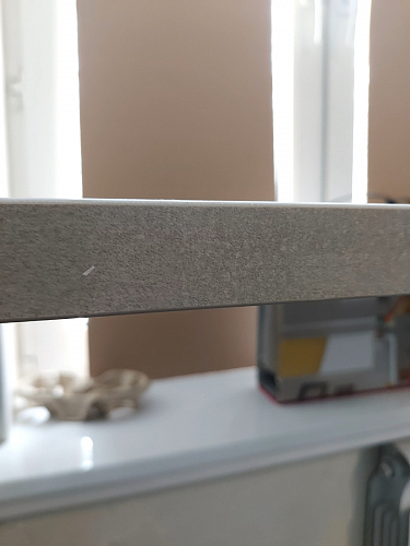 Барная стойка Дилан Лофт 120х40х90 бетон светлый фото покупателя 56