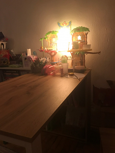 Письменный стол Битти Лофт 116х60х75 дуб делано светлый / белый матовый фото покупателя 14