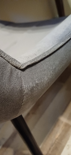 Стул на металлокаркасе Седа К velvet lux 76 / черный фото покупателя 80