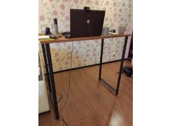 Барная стойка Дилан Лофт 120х40х90 бетон светлый фото покупателя 207