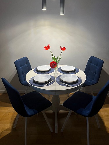 Стул на металлокаркасе Чилли К кирпичный / черный фото покупателя 615