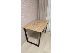 Деревянный стол Лота Лофт 120(160)х75 черный матовый / бетон светлый фото покупателя 27