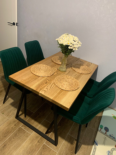 Комплект стульев Вейв 4 шт светло-серый / черный фото покупателя 315