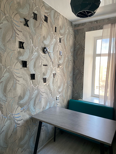 Стол Тринити Лофт 120 32 мм дуб галифакс табако / черный матовый фото покупателя 820