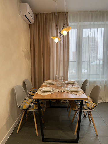 Деревянный стол Лота Лофт 120x75 дуб крафт табачный / черный матовый фото покупателя 880