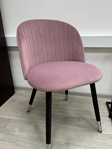 Стул на металлокаркасе Gabi 1 light purple / black фото покупателя 760