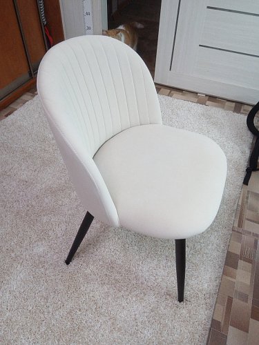 Стул на металлокаркасе Gabi gray / black фото покупателя 142