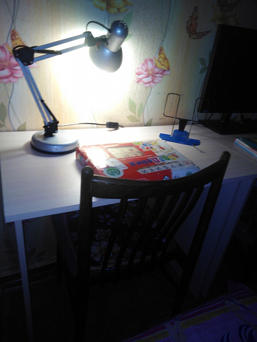 Стол письменный Kiwi дуб молочный  - Уцененный экземпляр фото покупателя 110