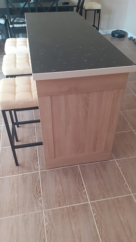 Полубарный стул Лофт мадера 20 / белый матовый фото покупателя 207