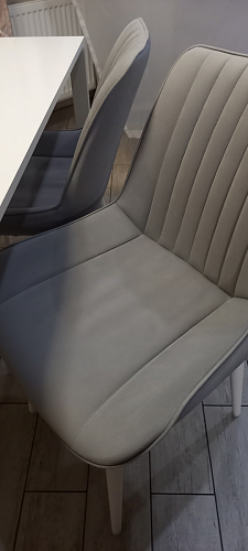 Стул на металлокаркасе Седа К латте / черный фото покупателя 101