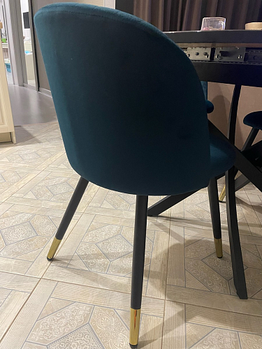 Стул на металлокаркасе Gabi latte / gold / black фото покупателя 938