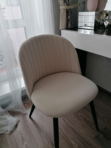 Стул на металлокаркасе Gabi green / black / silver фото покупателя 345