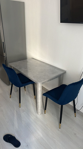 Стул на металлокаркасе Seda 1 latte / black / gold фото покупателя 53