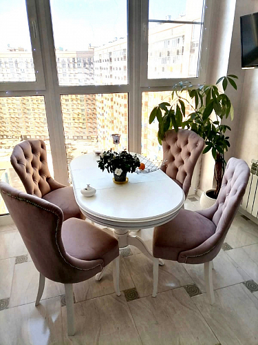 Деревянный стул Милано 1 бежевый / белый фото покупателя 72