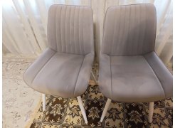 Стул на металлокаркасе Седа К крутящийся светло-серый  / белый фото покупателя 72