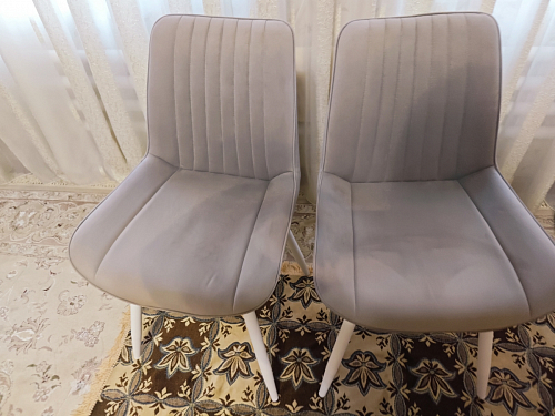 Комплект стульев Вейв 4 шт светло-серый / черный фото покупателя 72