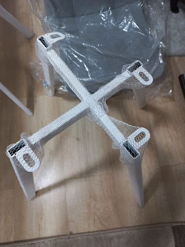 Стул на металлокаркасе Чилли черный / зеленый фото покупателя 1348