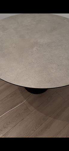 Деревянный стол Барел 89 белый / золото фото покупателя 3