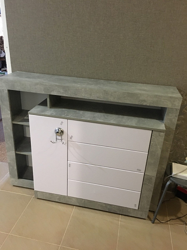 Комод Mирандa atelier / белый глянец фото покупателя 16