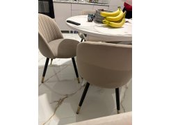 Стул на металлокаркасе Gabi 1 light purple / black фото покупателя 584