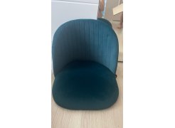 Стул на металлокаркасе Gabi blue / black фото покупателя 777