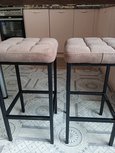 Барный стул Лофт линкольн белый / белый матовый фото покупателя 103