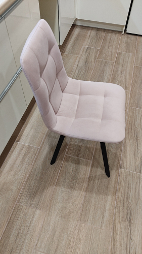 Комплект стульев Чилли 2 шт бежевый / черный фото покупателя 1480