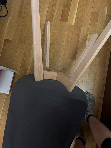 Деревянный стул Bonuss черный фото покупателя 88