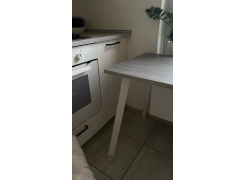 Стол Тринити Лофт 120 32 мм бетон / черный матовый фото покупателя 649