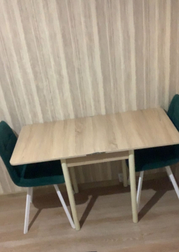 Стул на металлокаркасе Чилли синяя ткань / белый фото покупателя 1085