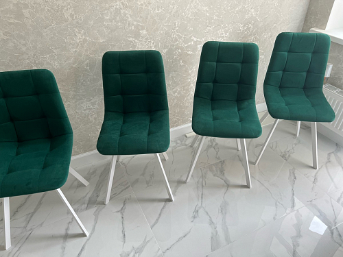 Стул на металлокаркасе Чилли бирюзовый / черный фото покупателя 819