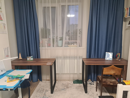 Письменный стол Битти Лофт 116х60х75 креатель / черный матовый фото покупателя 77