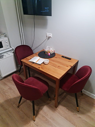 Стул на металлокаркасе Gabi dark beige / black / silver фото покупателя 302