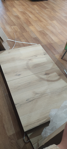 Деревянный стол Лота Лофт 140х80 черный матовый / бетон светлый фото покупателя 1021