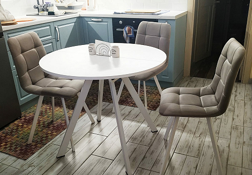 Стул на металлокаркасе Чилли К кирпичный / черный фото покупателя 705