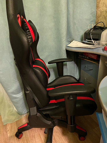 Компьютерное кресло Blok red / black фото покупателя 7