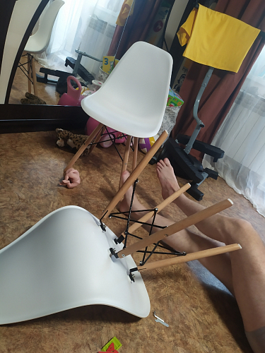 Стул Eames PC-015 белый фото покупателя 406