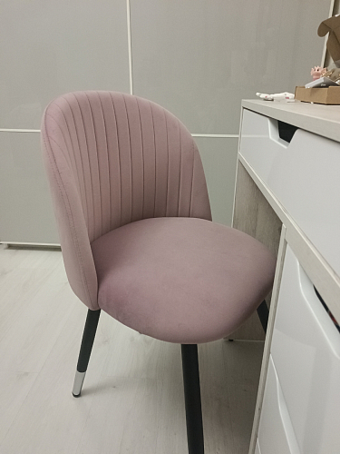 Стул на металлокаркасе Gabi latte / gold / black фото покупателя 380