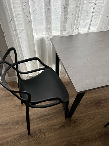 Деревянный стол Лота Лофт 120х75 белый матовый / дуб крафт золотой фото покупателя 587