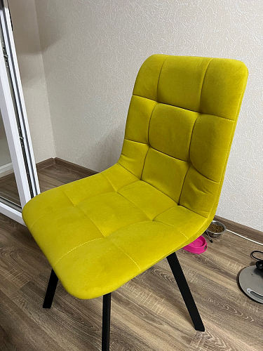 Комплект стульев Чилли 4 шт темно-серый / черный фото покупателя 612