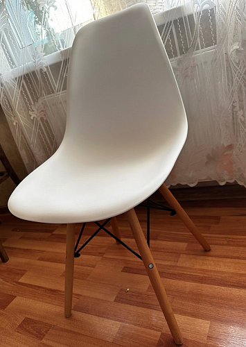 Стул Сindy Eames/Синди Имс мод. 001 yellow / natural фото покупателя 37