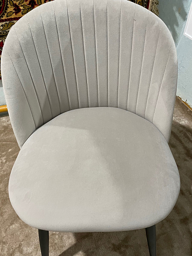 Стул на металлокаркасе Gabi 1 beige / black фото покупателя 470