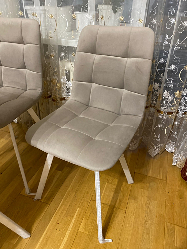 Стул на металлокаркасе Чилли черный / зеленый фото покупателя 610