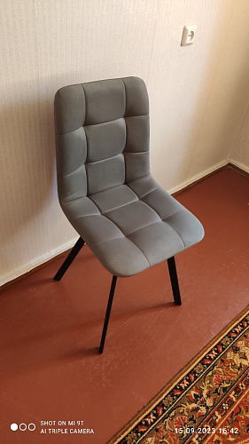 Стул на металлокаркасе Чилли зеленый / белый каркас фото покупателя 659